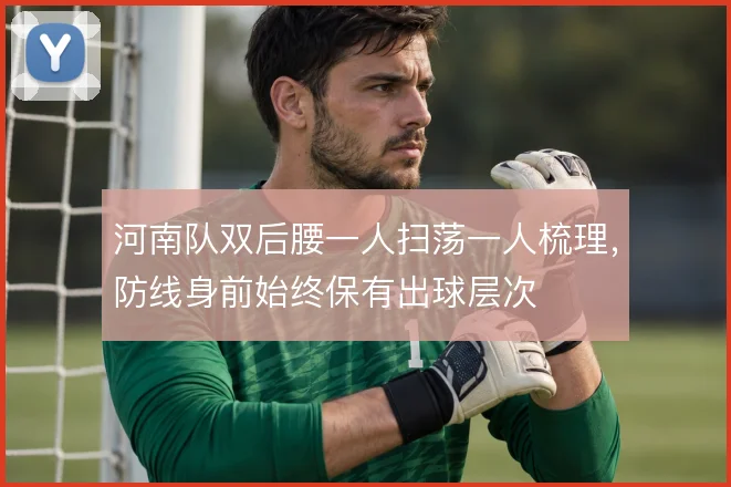 河南队双后腰一人扫荡一人梳理，防线身前始终保有出球层次